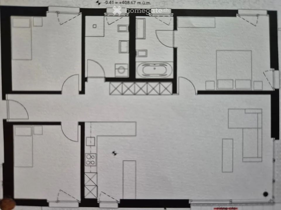 Appartement de jardin lumineux 4.5 pièces à Tuggen en propriété