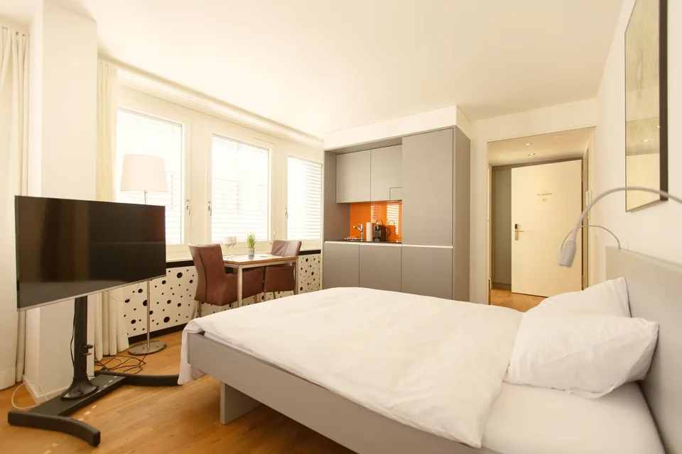 Möblierte 1-Zimmer-Wohnung mit Service - Basel Messe