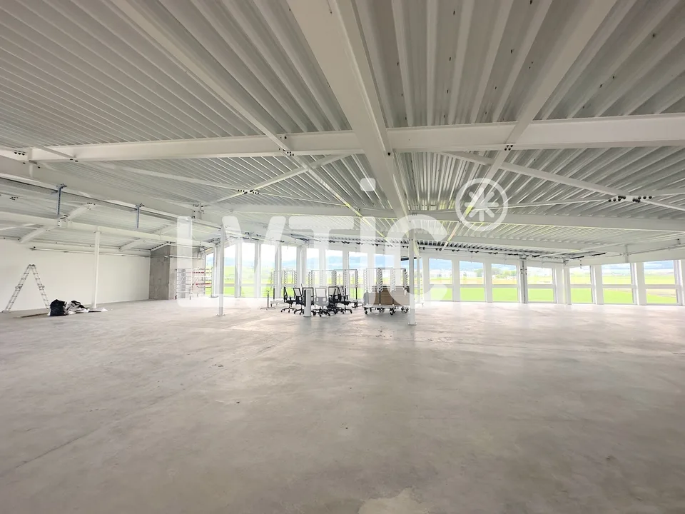 Büros von 800 m2, aufteilbar ab 300 m2, zur Miete in Chavornay