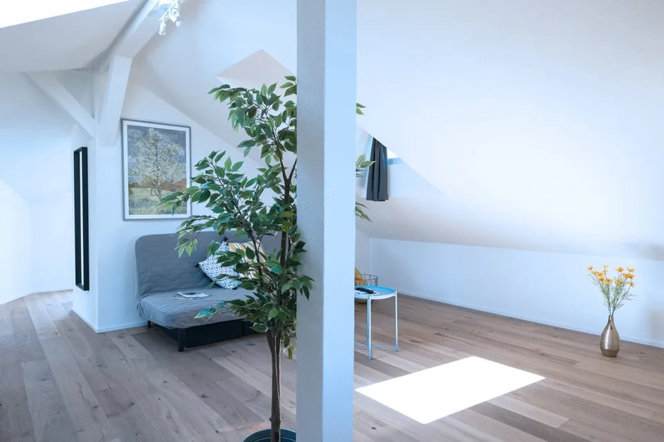 Helle 3 Zimmer Dachwohnung mit Aussicht in Zürich Wiedikon