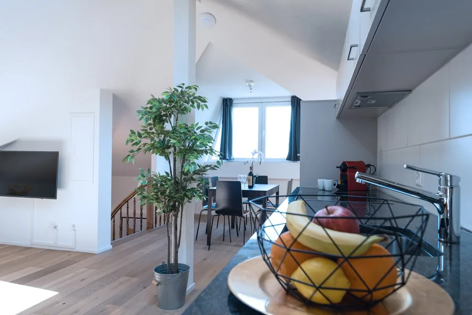 Helle 3 Zimmer Dachwohnung mit Aussicht in Zürich Wiedikon