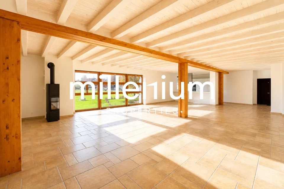 Superbe appartement dans un corp de ferme rénové à Cartigny.