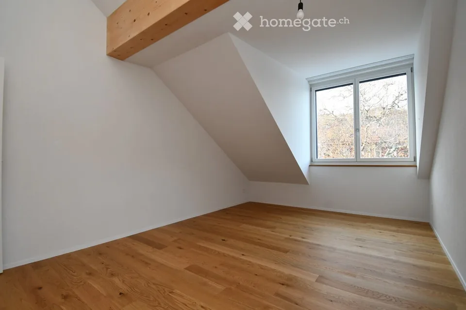 4.5-room attic apartment in Gerzensee with a far-reaching view