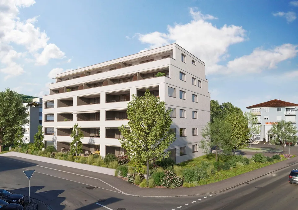Construction neuve - Appartements modernes 3,5 pièces avec balcon à Heerbrugg