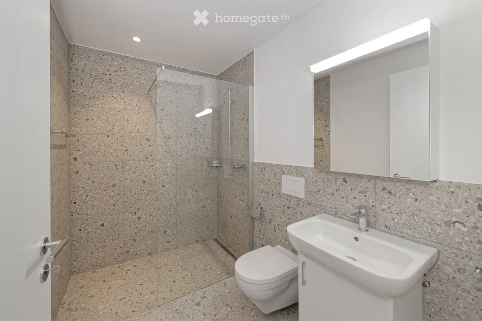 Appartement de 3,5 pièces neuf avec tour de lavage privée
