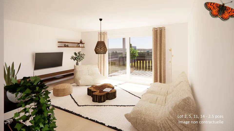 Bellissimo 2½ locali con ampio balcone di 16m2 in nuova promozione