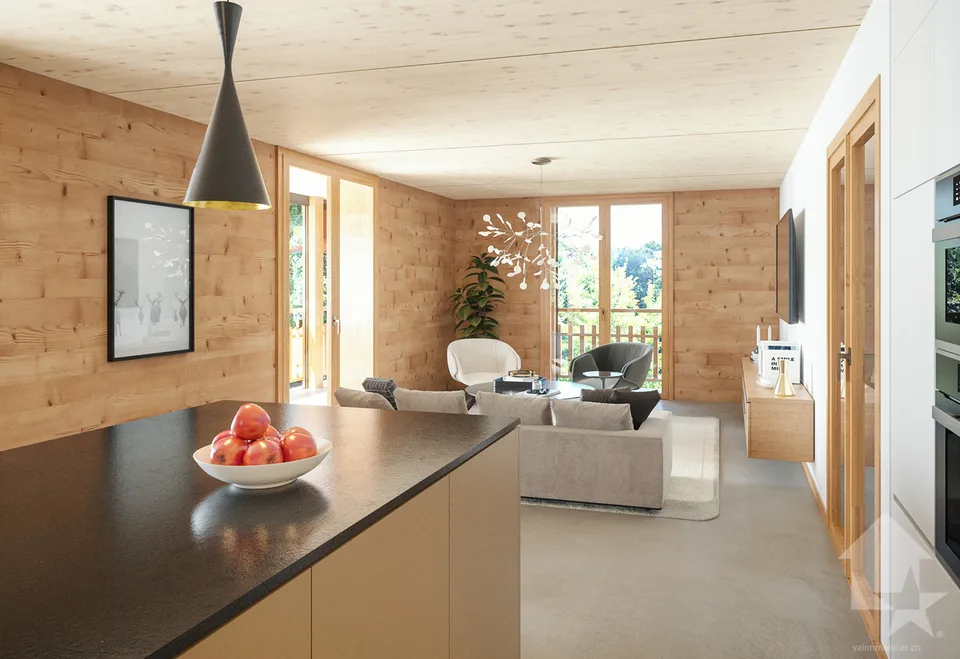 Monthey, La Kaazelle letzte 3.5 Zimmer