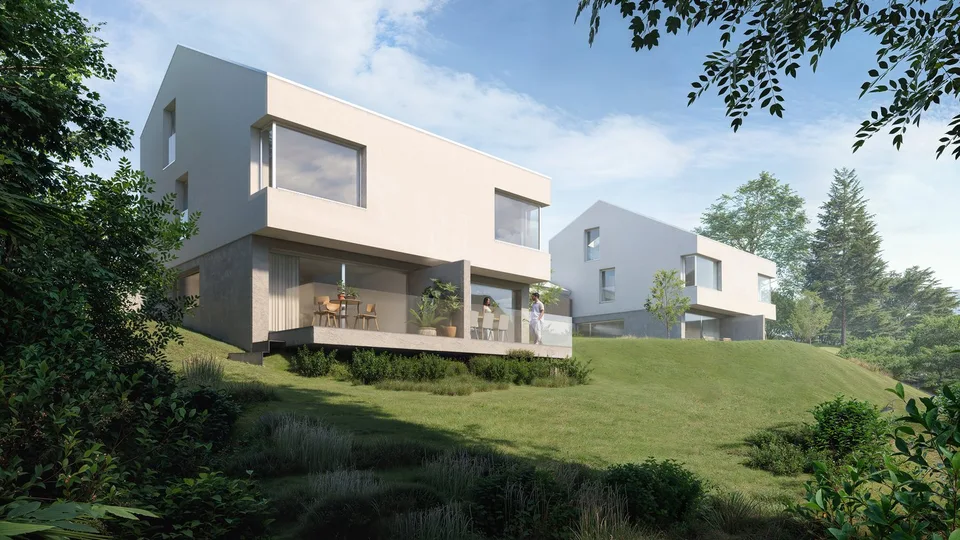Maison mitoyenne d'architecte  à Crissier