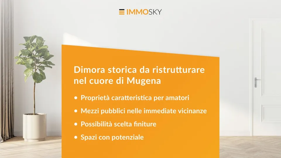 Ristruttura la tua casa dei sogni nel cuore di Mugena