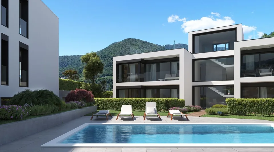 NUOVI ED ESCLUSIVI APPARTAMENTI CON GIARDINO E VISTA PANORAMICA