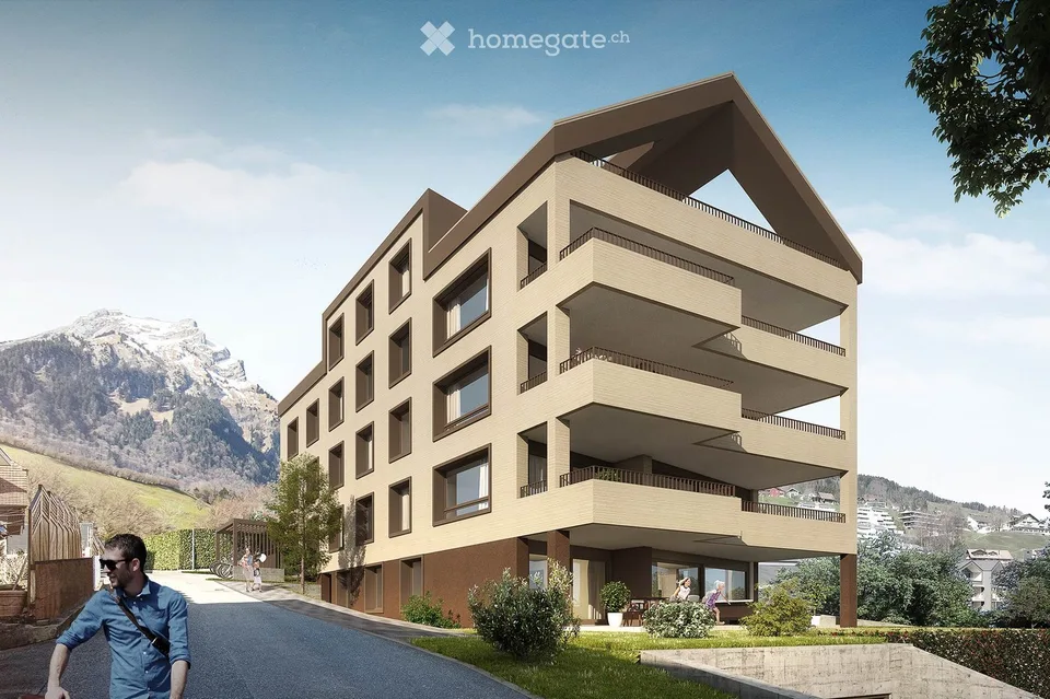 Letzte Exklusive 5.5-Zimmer-Neubau-Terrassenwohnung mit Seeblick in Hergiswil NW KEINE Makler!!