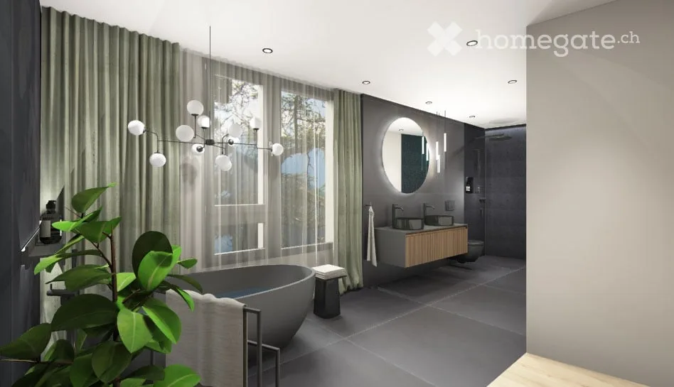 Letzte Exklusive 5.5-Zimmer-Neubau-Terrassenwohnung mit Seeblick in Hergiswil NW KEINE Makler!!