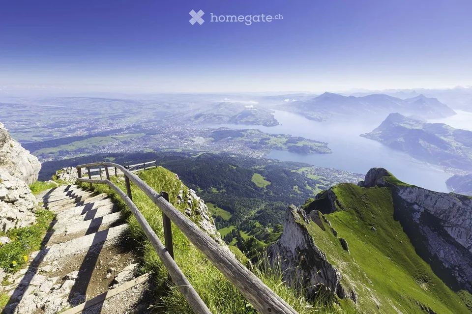 Letzte Exklusive 5.5-Zimmer-Neubau-Terrassenwohnung mit Seeblick in Hergiswil NW KEINE Makler!!