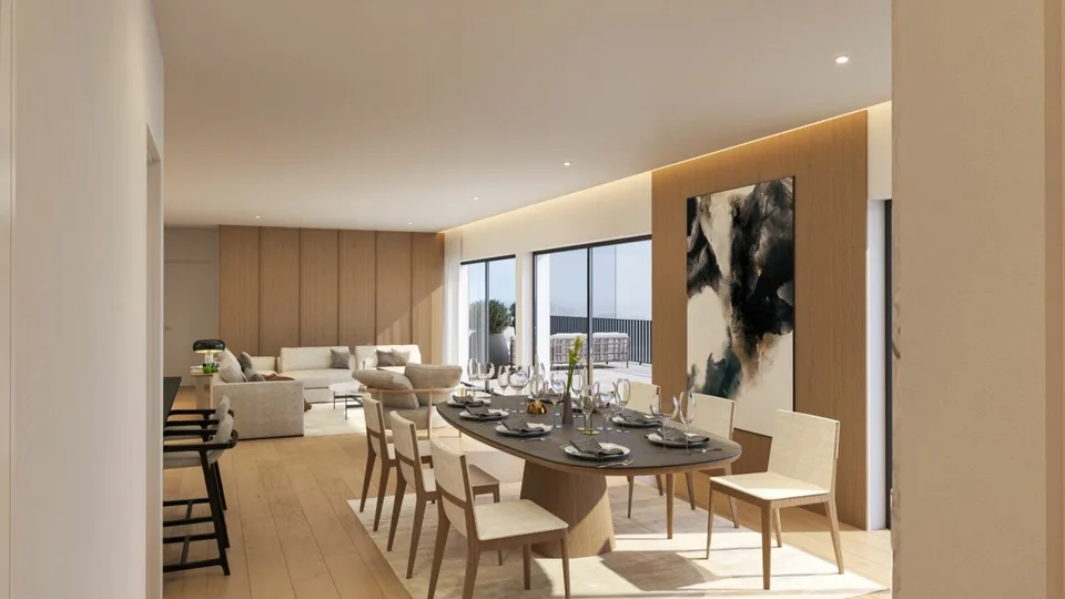 Penthouse moderno di 4,5 locali con terrazza di 79m², camera da letto principale con bagno annesso