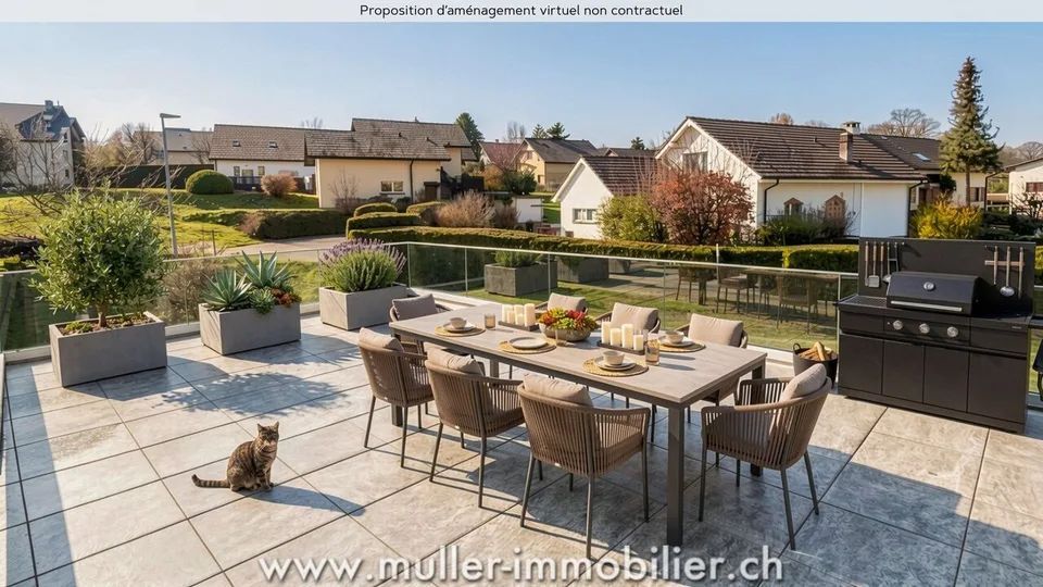 Schöne Villa mit zwei Apartments in Belfaux – Foto 9 von 13