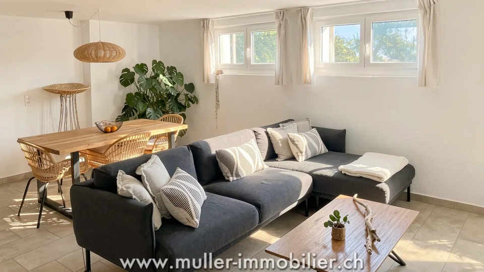 Schöne Villa mit zwei Apartments in Belfaux