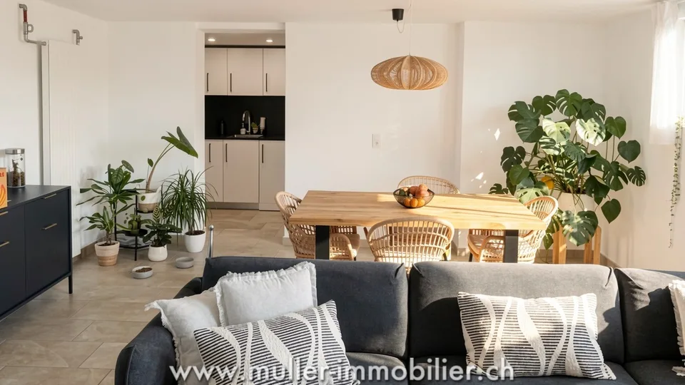 Schöne Villa mit zwei Apartments in Belfaux