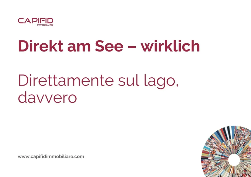 MORCOTE EIGENTUM AM SEE IN ERSTER LINIE | PRIME LAGE AM LUGANERSEE