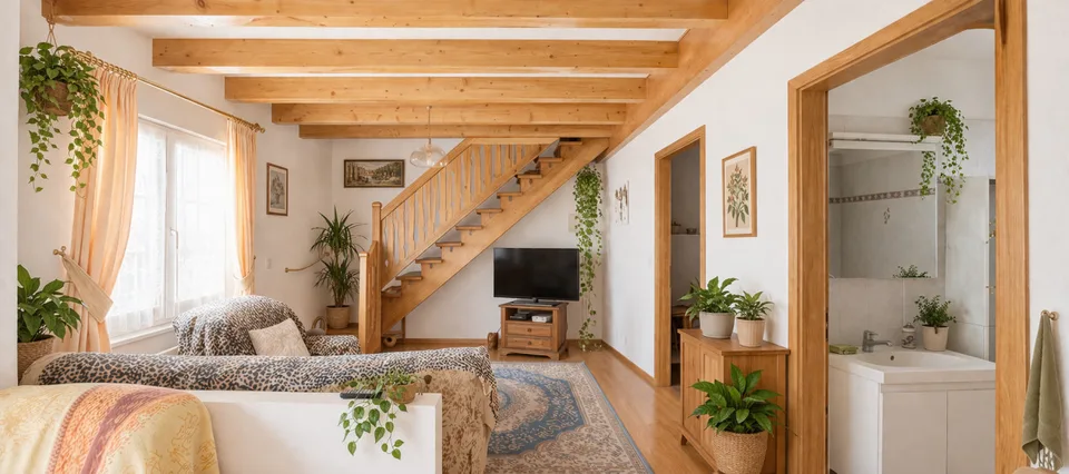 In Vendita: Nel cuore del bellissimo villaggio di Bramois, casa di 4.5 locali in duplex.