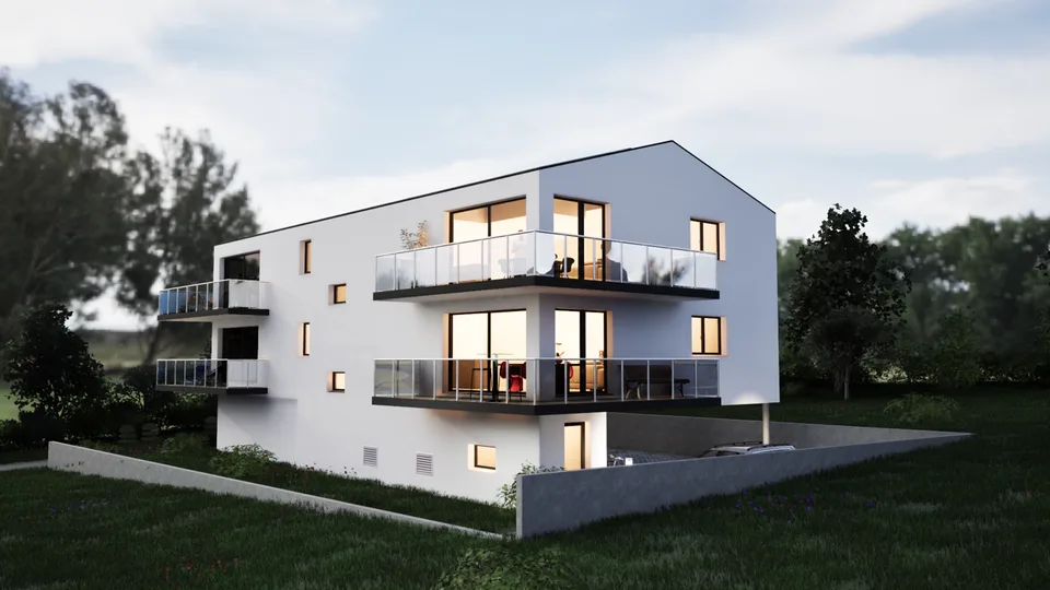 Schönes neues 3,5-Zimmer-Apartment mit großem Balkon in Evionnaz!