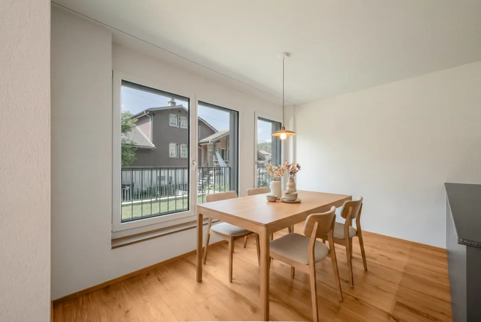 Appartement terrasse neuf avec vue sur les montagnes