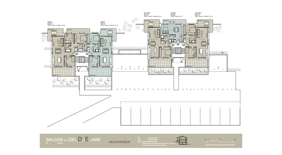 Nax - Attique 4,5 Zimmer - Balkon zum Himmel D31 – Foto 9 von 11