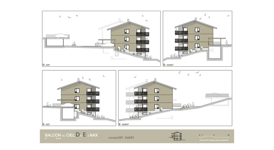 Nax - Attique 4,5 Zimmer - Balkon zum Himmel D31 – Foto 8 von 11