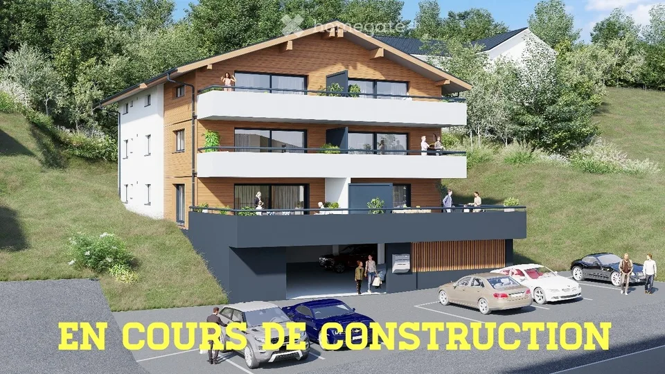 Spacieux 3,5 pces avec terrasse et pelouse