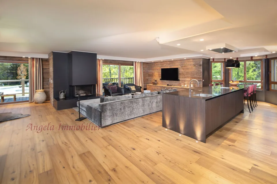Stunning 4.5-Room Alpine Apartment with Pool & Panoramic Views in Lens – Foto 11 von 16