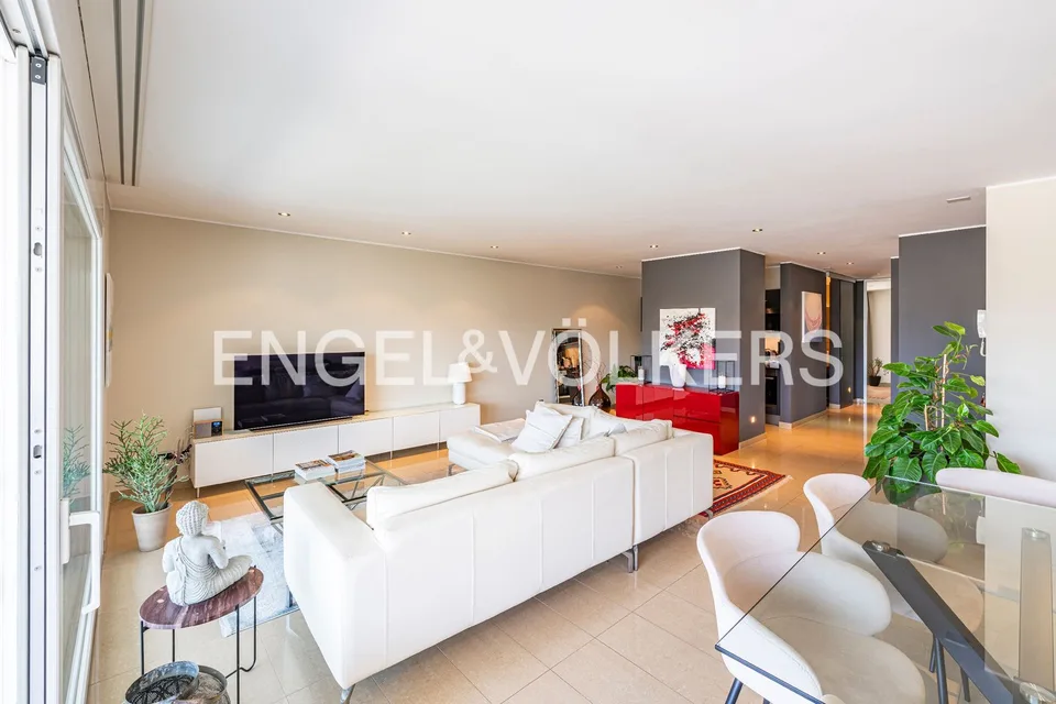 Modern apartment with terrace and open view