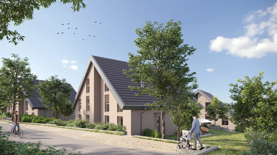 Neue Reihenvilla - 6,5 Zimmer mit Garten - Fertigstellung Ende 2027