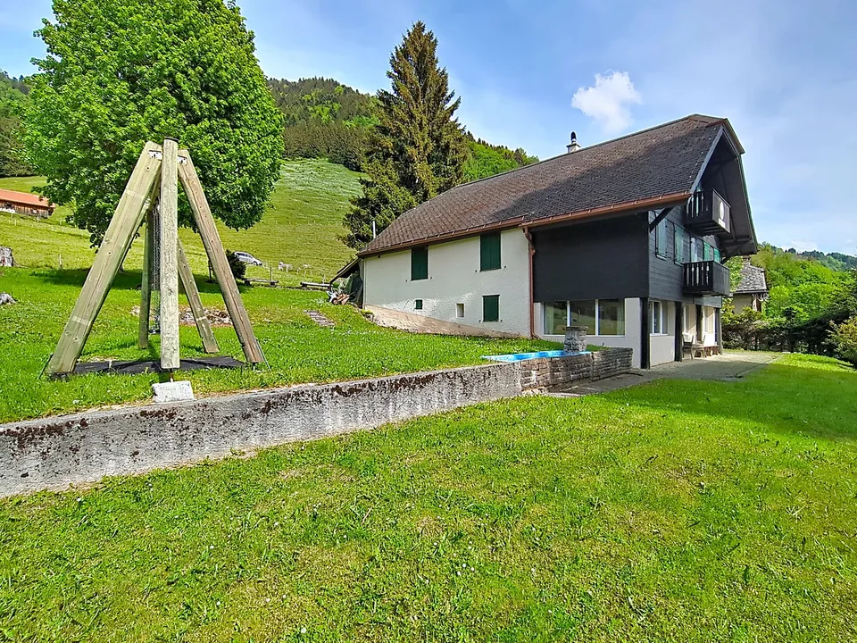 Grande chalet nel cuore della natura e vicino a Vevey e Montreux
