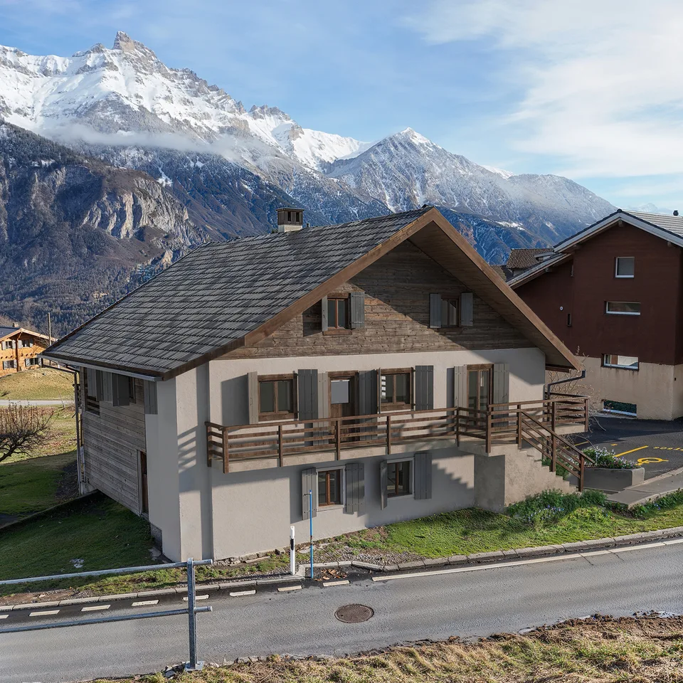 Chalet-Fienile di Vérossaz da trasformare in 2 appartamenti spaziosi