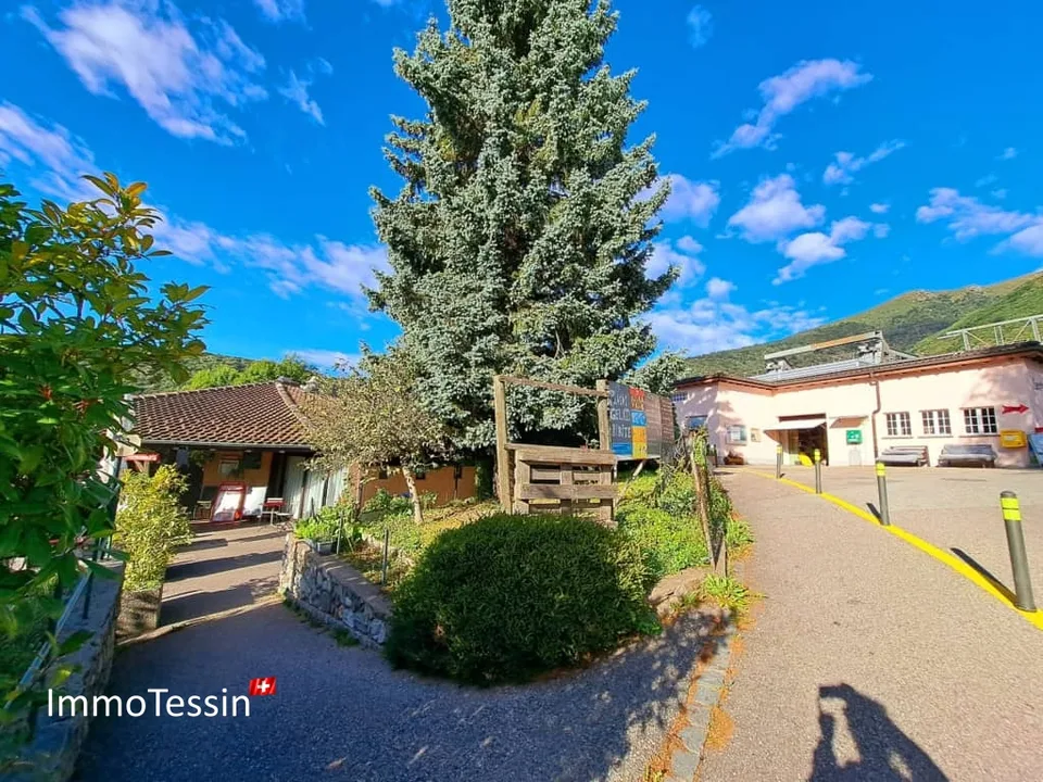 Charmantes Restaurant und Pizzeria mit grosser Terrasse im Herzen des Dorfes bei der Monte Lema Drahtseilbahn – Foto 12 von 13