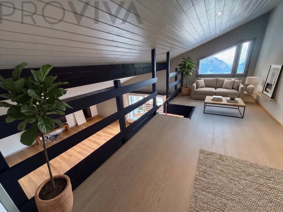 Penthouse avec panorama alpin magnifique