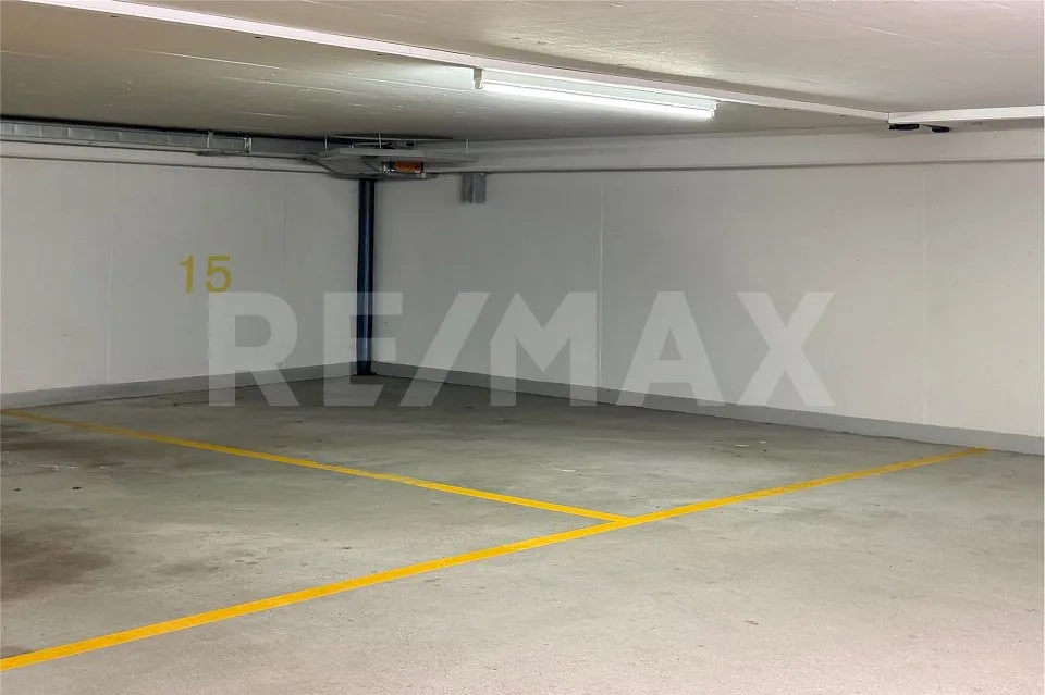 Parking space in the parking garage