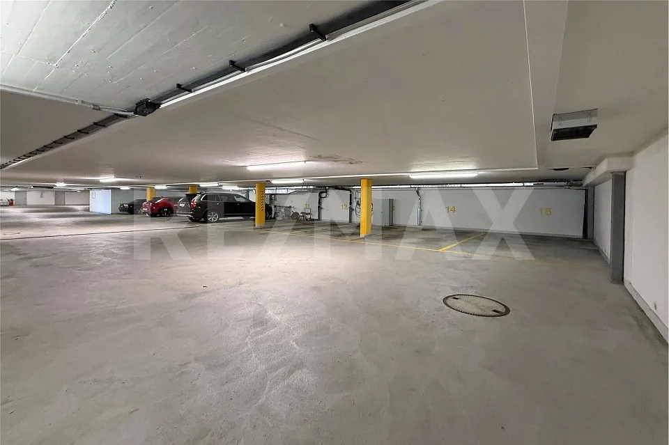 Parking space in the parking garage