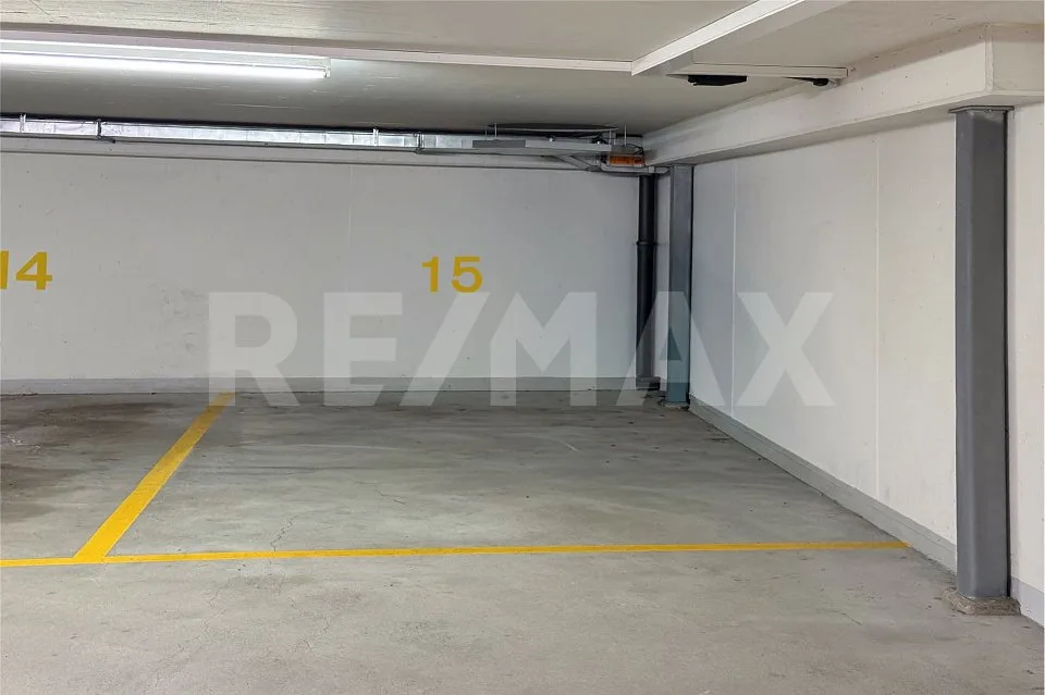 Parking space in the parking garage