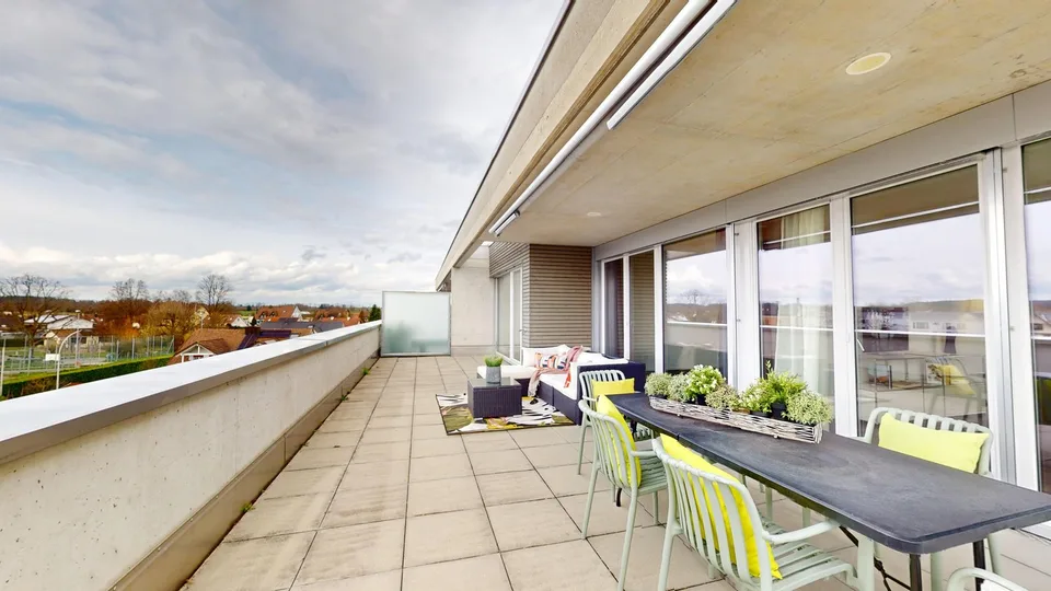 Attikawohnung mit Terrasse und Säntisblick