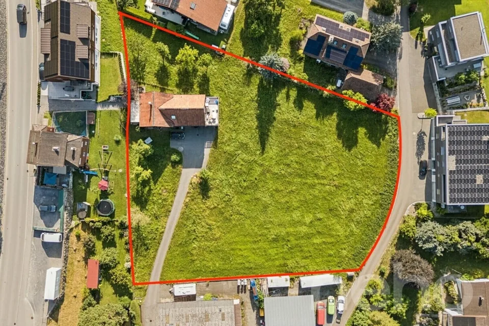 Grosszügiges Bauland mit Entwicklungspotenzial in Wolfhalden