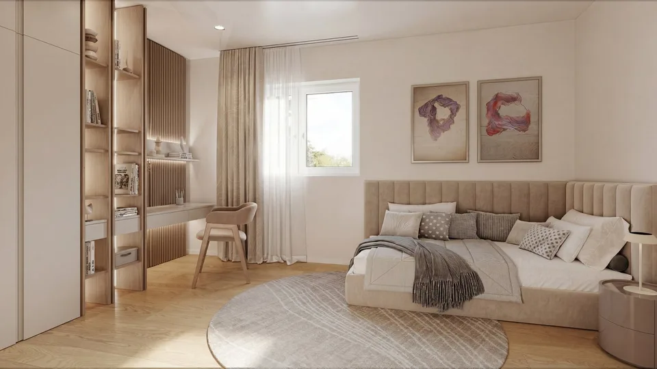 Superbe appartement neuf de 3,5 pièces avec grand balcon au 1er étage à Vouvry !