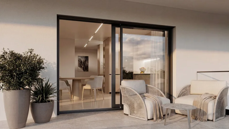 Schönes neues 3,5-Zimmer-Apartment mit großem Balkon im 1. Stock in Vouvry!