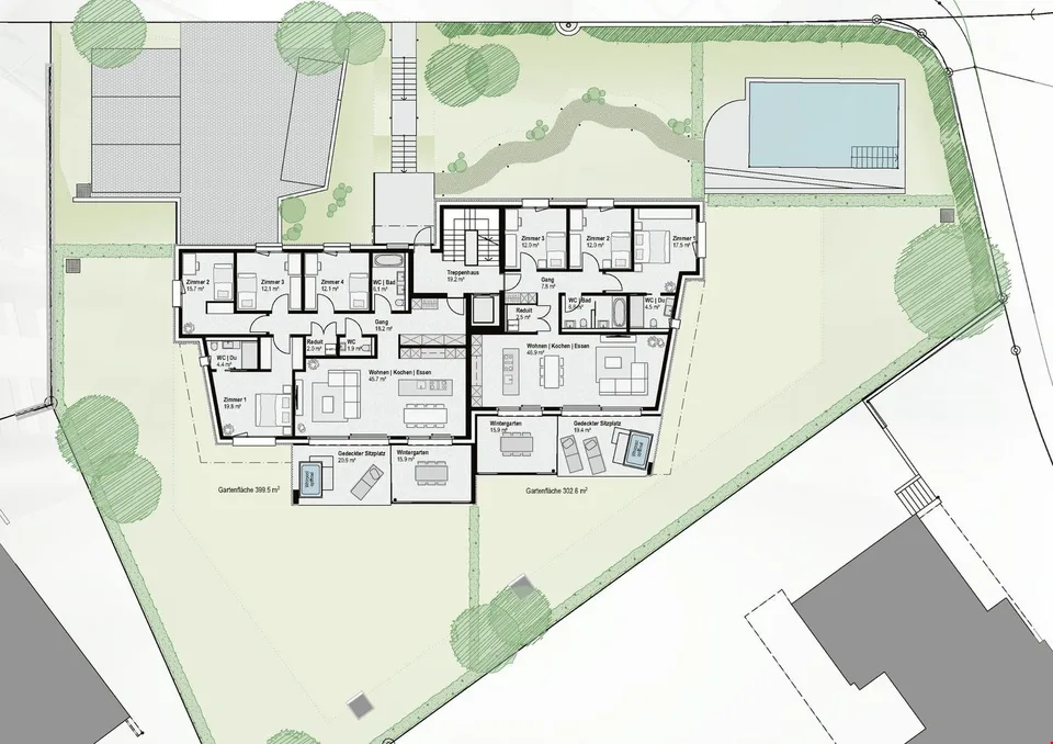 Vivre dans la « Beletage » - appartement 4,5 pièces avec tout le confort !