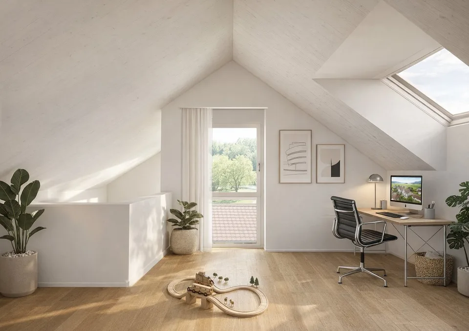 Wohnen mit Panorama – Lichtdurchflutete Maisonette (Haus A)