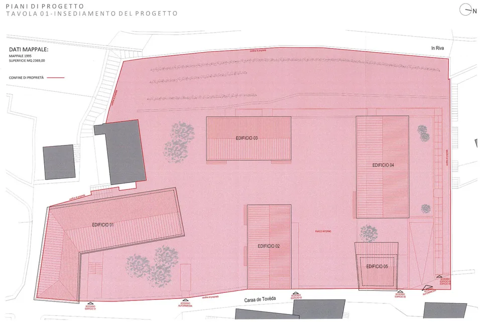 Terreno edificabile di 2370 mq con Licenza Edilizia approvata