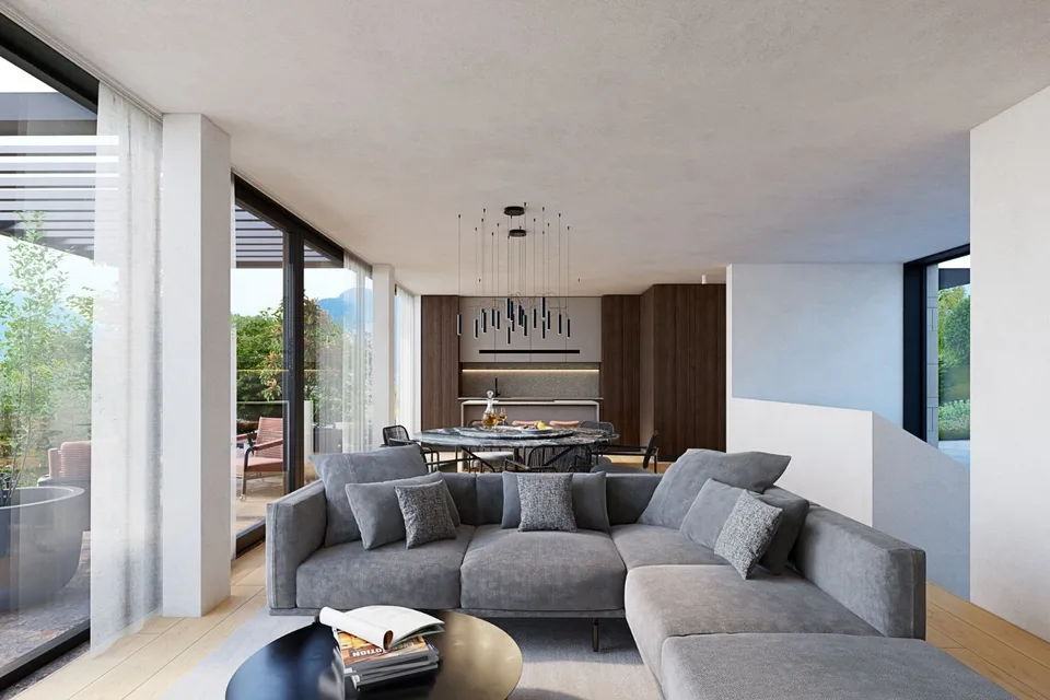 Villa moderne avec vue panoramique à Collina d'Oro – photo 17 sur 21