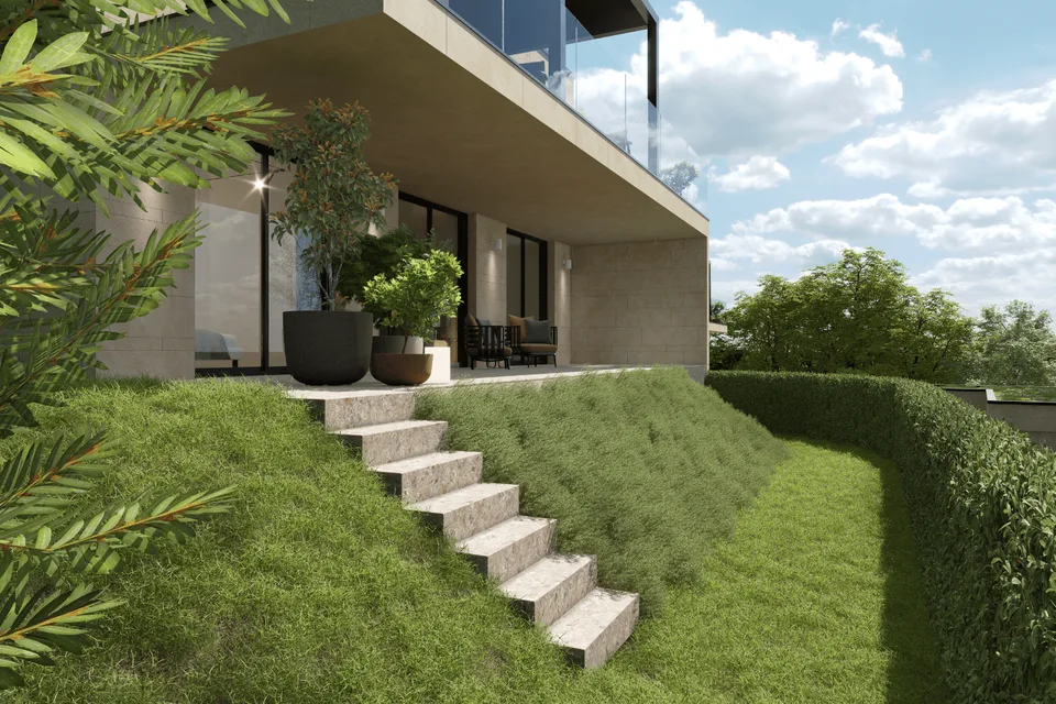 Villa moderne avec vue panoramique à Collina d'Oro – photo 19 sur 21