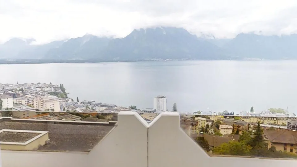Bel appartement de 3.5 pièces avec vue imprenable sur le lac  Montreux