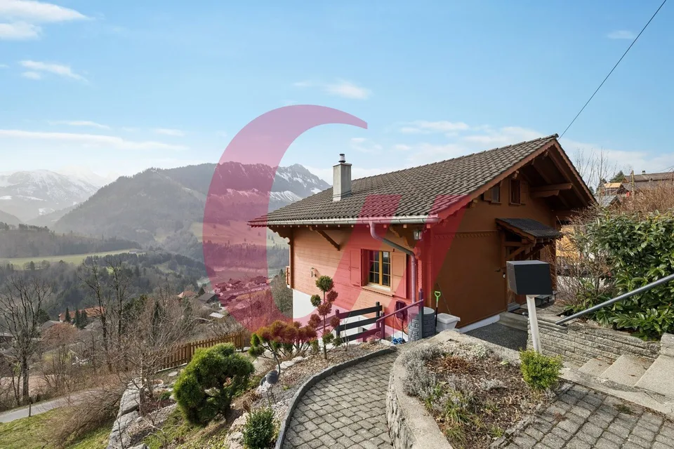 Chalet mit 4.5 Zimmern in Crésuz mit Panoramablick!