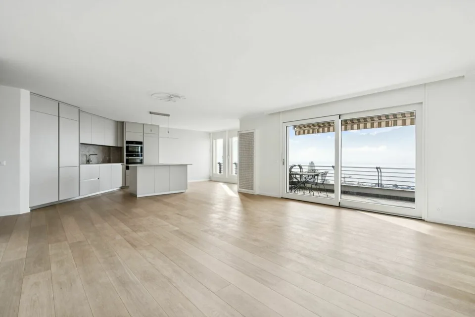 Prächtige Wohnung in Montreux mit atemberaubendem Blick auf den See und die Alpen